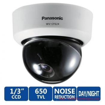 Panasonic WV-CF624 650TVL Dome CCTV Analog Security Camera - Super Dynamic 6, 2.8~10mm Varifocal Lens, 3.6x Optical Zoom