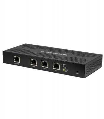 3-Port Gigabit Ethernet Router 802.1q VLAN UBIQUITI EdgeRouter ER-Lite-3