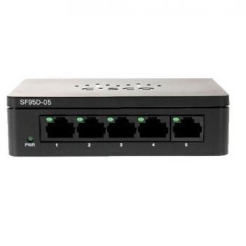 5-Port 10/100 Mbps Switch Cisco SF95D-05-AS