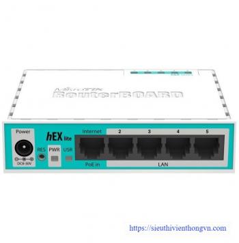 SOHO Hotspot Router Mikrotik RB750-r2 (hEX lite)