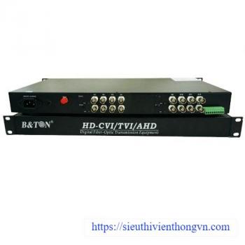 Chuyển đổi Quang-điện Video và Audio 16 kênh Converter BTON BT-16V1D1A↑↓F-T/R