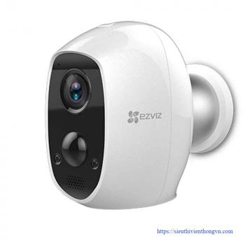 Camera IP hồng ngoại không dây Pin sạc 2.0 Megapixel EZVIZ CS-C3A-A0-1C2WPMFBRez