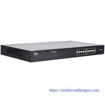 16-port 10/100/1000 Base-T Unmanaged Switch RUIJIE RG-S1818G