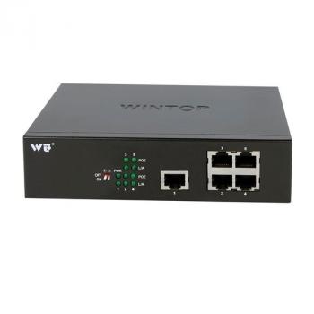 4-Port 10/100Base-T(X) + 1-Port 10/100/1000Base-T(X) Switch WINTOP YT-DS205-1GT4T