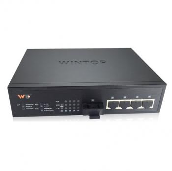 4-Port 10/100Base-T(X) + 1-Port 100Base-F(X) Switch WINTOP YT-DS205-1F4T