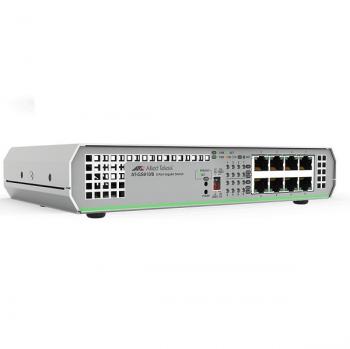 8-port 10/100/1000T Gigabit Ethernet Unmanaged Switch ALLIED TELESIS AT-GS910/8-10