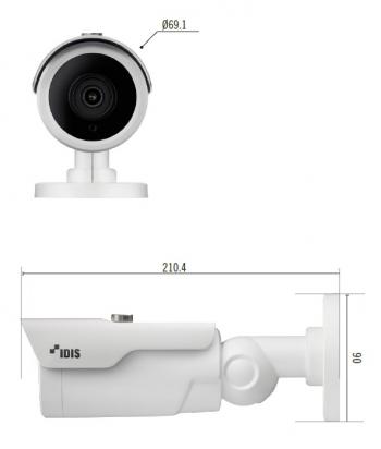 TC-T4222WRX - Camera AHD Bullet IDIS IR FULL HD
