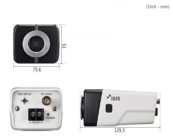 TC-B5501X -Camera AHD Box IDIS DirectCX Full HD 5MP