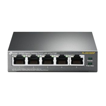 5-Port Gigabit with PoE Desktop Switch TP-LINK TL-SG1005P