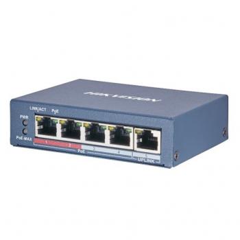 4-port 10/100Mbps PoE Switch HIKVISION DS-3E0105P-E/M(B)