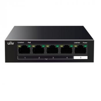 4-Port 10/100Mbps Ethernet PoE Switch UNV NSW2010-5T-POE-IN