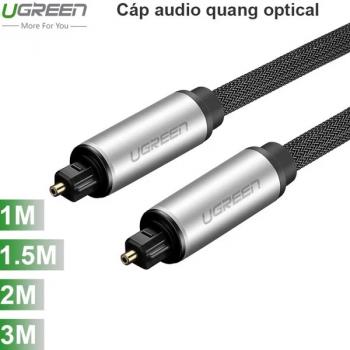 Cáp âm thanh quang toslink optical Ugreen vỏ nhựa 1M 1.5M 2M 3M