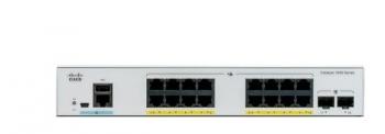 16-port 10/100/1000 Ethernet + 2-port 1G SFP Uplinks Switch Cisco C1000-16P-2G-L