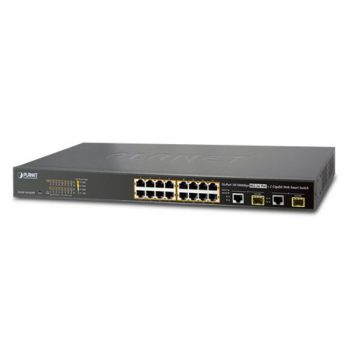 16-port 10/100Mbps PoE Switch PLANET FGSW-1816HPS
