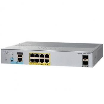 8-Port Gigabit Ethernet with PoE + 2 x Gigabit SFP Switch Cisco WS-C2960L-8PS-LL