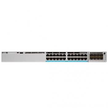 24-port Gigabit Ethernet PoE + 4-port 10G Fixed Uplinks Switch Cisco C9300L-24P-4X-E