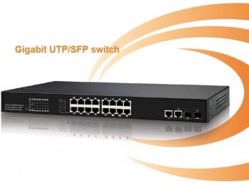 16-Port 10/100Mbps PoE Switch IONNET IFS-1816 (130Watt)