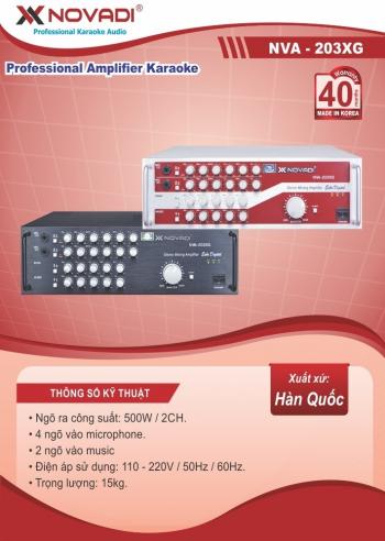 Amplifier 300W NOVADI NVA-203XG