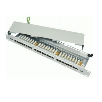 Patch panel 24 port Dintek, CAT.5e, Fully shielded (1402-03012)