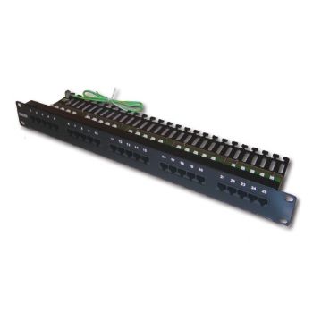 Patch panel for Telephone 25 port Dintek 19 inch (1402-01001)