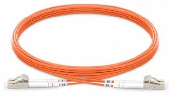 Fiber patch cord LC/LC Multi-mode OM2 50/125µm DINTEK (3 mét) (2104-07019)