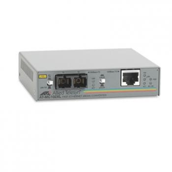 100BaseTX to 100BaseFX Fast Ethernet to Fiber Media Converter AT-MC102XL