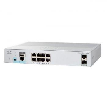8-Port Gigabit Ethernet + 2 Gigabit SFP Managed Switch CISCO WS-C2960L-SM-8TS