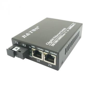 Chuyển đổi Quang-Điện Media Converter Unmanaged Fiber Switch BTON BT-922GS-20A/B