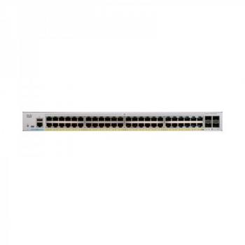 52-Port Gigabit Ethernet PoE Unmanaged Switch CISCO CBS250-48P-4G-EU