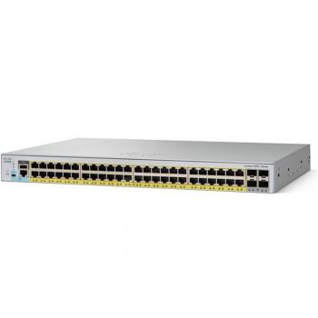 48-Port Gigabit Ethernet PoE + 4 x 10G SFP+ Switch CISCO WS-C2960L-48PQ-LL