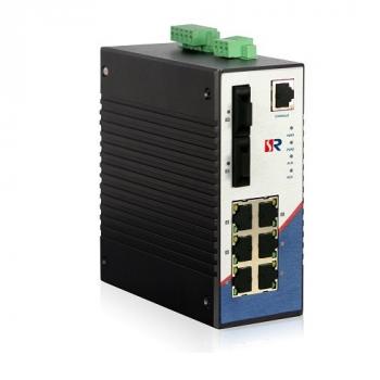 6-port 10/100Baes-T(X)+2-port 100Base-FX Industrial DIN-Rail Switch WINTOP YT-RS208-2F6T