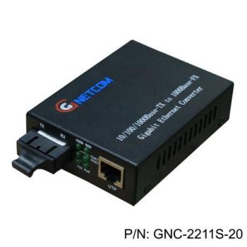 Bộ chuyển đổi quang điện GNETCOM 2 Sợi GNC-2211S-20