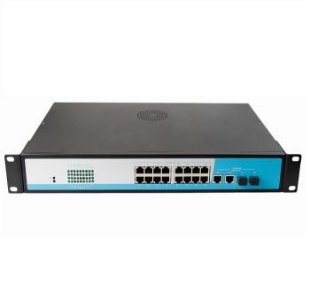 16-Port 10/100/1000Mbps PoE Switch NETONE NO-ATG-1622 (500 Watt)