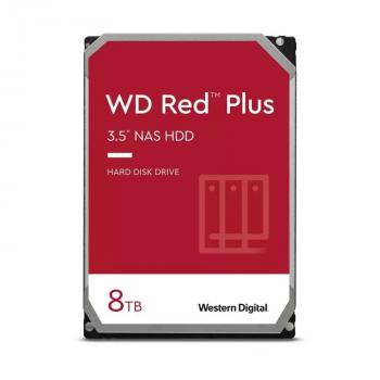Ổ cứng HDD WD Red Plus 8TB WD80EFAX (3.5 inch, SATA 3, 256MB Cache, 5400RPM, Màu đỏ)