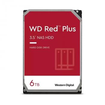Ổ cứng HDD WD Red Plus 6TB WD60EFRX (3.5 inch, SATA 3, 64MB Cache, 5400RPM, Màu đỏ)