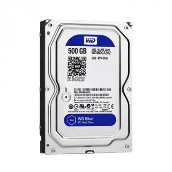 Ổ cứng HDD WD Blue 500GB SATA 3 – WD5000AZRZ (3.5 inch, SATA 6Gb/s, 64MB Cache, 5400RPM, Màu xanh)