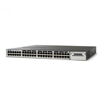 48-Port 10/100/1000 Ethernet PoE Switch Cisco Catalyst WS-C3750X-48PF-E