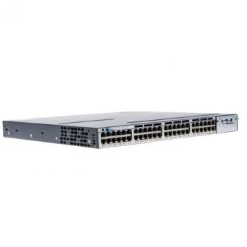 48-Port 10/100/1000 Ethernet PoE Switch Cisco Catalyst WS-C3750X-48P-L
