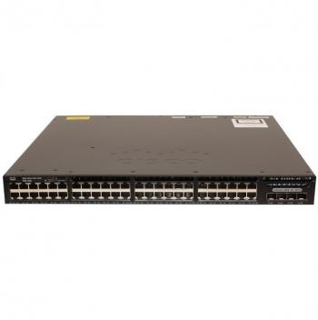 48-Port 10/100/1000Mbps + 4 x Gigabit SFP IP Base Switch Cisco WS-C3650-48TS-S