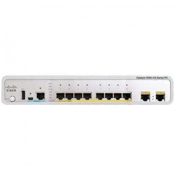 8-Port Gigabit Ethernet PoE Switch Cisco Catalyst WS-C3560CPD-8PT-S