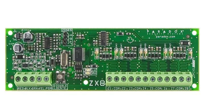 Module mở rộng 8 vùng PARADOX ZX82