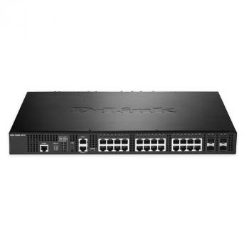 24-Port Layer 3 Stackable 10 port Gigabit Managed Switch D-Link DXS-3400-24TC