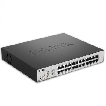 24-Port Gigabit EasySmart Managed Rackmount Switch D-Link DGS-1100-24PA