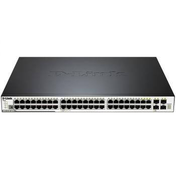 48-Port Gigabit L2 Stackable Managed PoE Switch D-Link DGS-3120-48PC/EEI