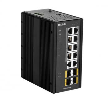 14-port Gigabit Layer 2 Managed Industrial PoE Switch D-Link DIS-300G-14PSW