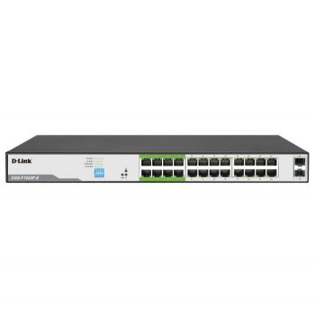 24-Port 1000Mbps PoE + 2-Port SFP Switch D-Link DGS-F1026P-E