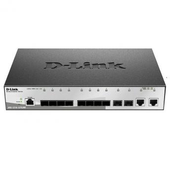12-Port Gigabit Fiber Metro Ethernet Switch D-Link DGS-1210-12TS/ME