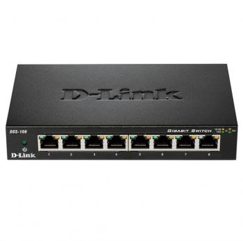 8-Port Gigabit Desktop Switch D-Link DGS-108