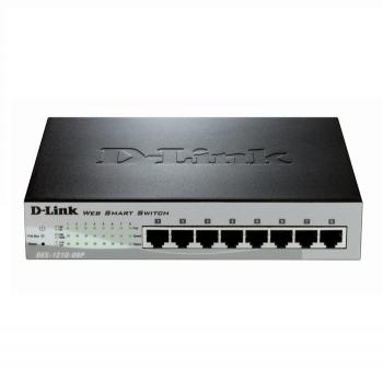 8-Port PoE Smart Switch D-Link DES-1210-08P