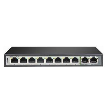 8-Port 10/100/1000 PoE Switch D-Link DGS-F1010P-E